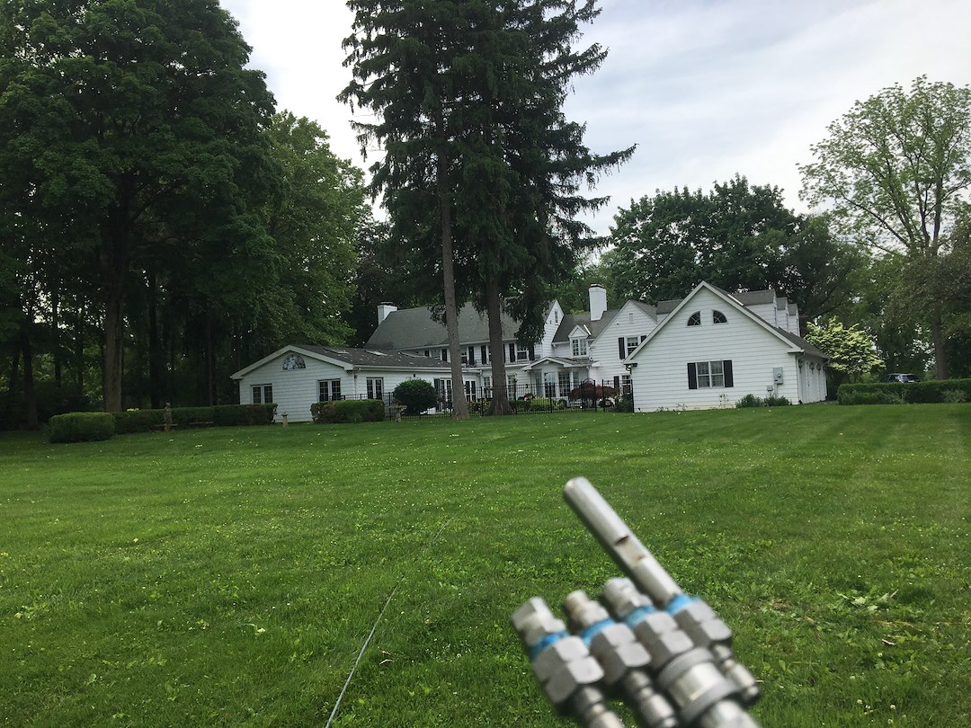 House Washing a large historic home in Bethlehem PA