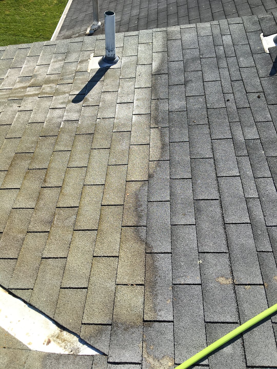 Water Brothers Pressure Washing performed a Gentle Roof Cleaning in Hellertown, PA